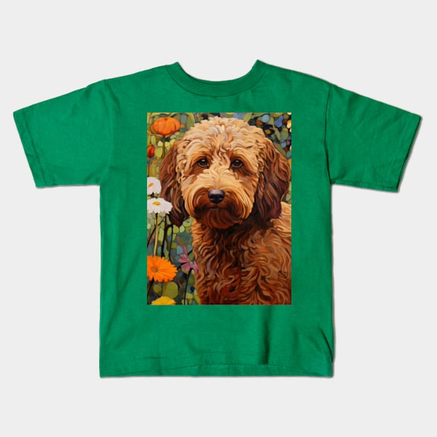 Labradoodle Kids T-Shirt by VelvetEasel